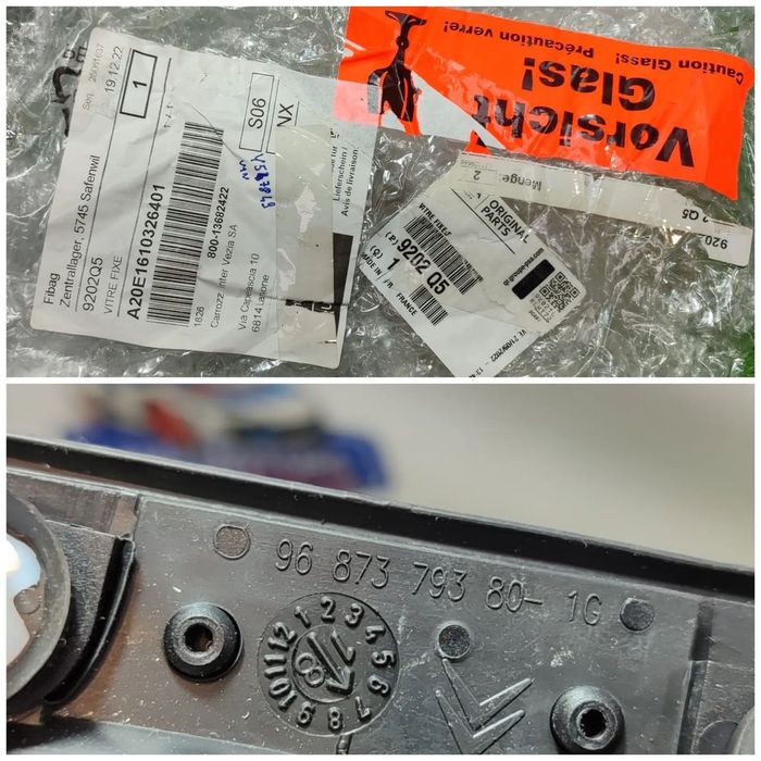 GEAM FIX PORTIERA FATA STANGA (2 BUC.) CITROEN C4 II (B7) 2010-2018 / COD OEM 43R-001582 / 9687379380 / 9202-Q5 / A20E1610326401 (4C2)