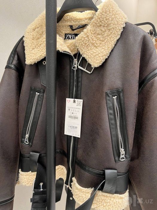 Дубленка ZARA размер L