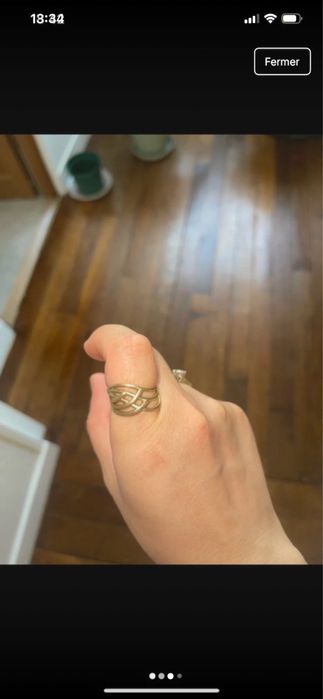 Vand inel aur galben