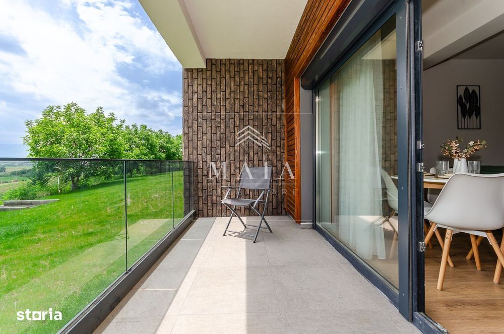 Apartament nou, in bloc tip vila, parcare, DaVinci-zona de Vest