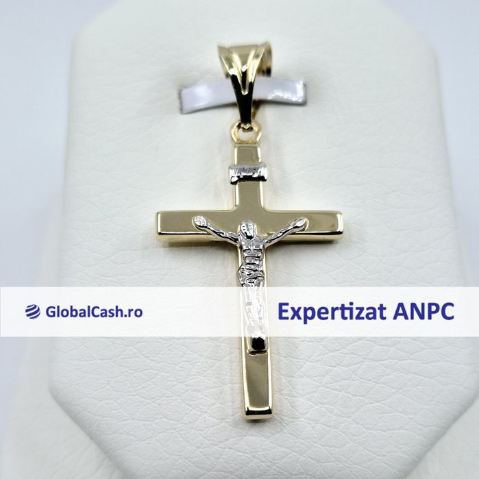 Cruce din aur de 14k, 1.53g | GlobalCash.ro #LU29392