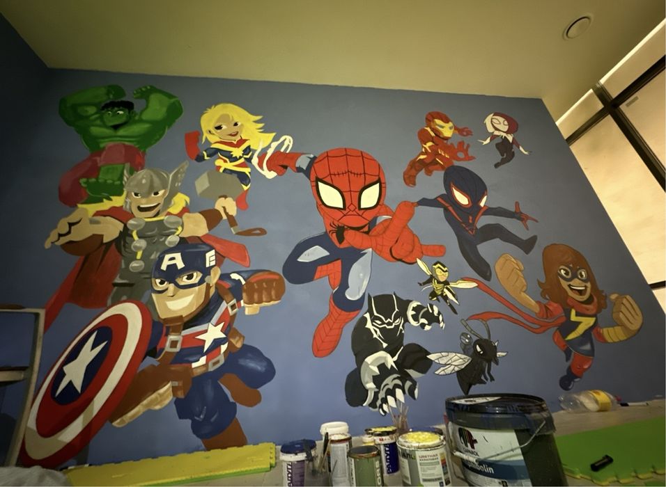 Рисуем на заказ на стенах