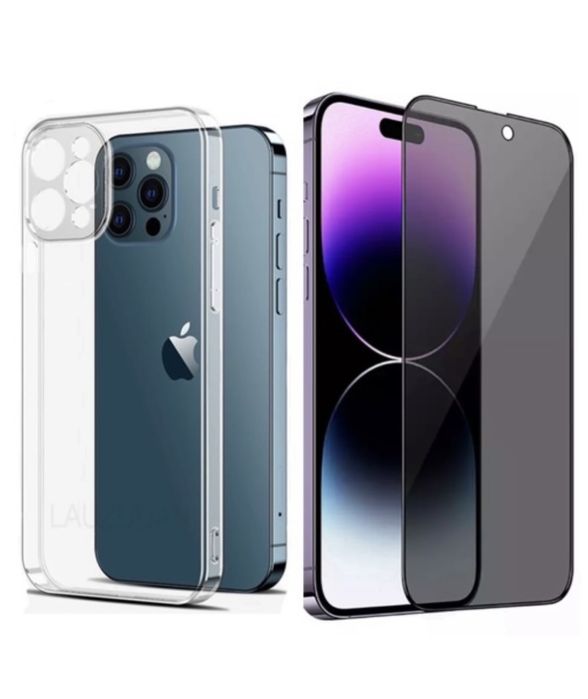 Husa Safe Case+Folie Sticla Tempo Iphone 14/15/16E/17/18 PRO MAX PLUS AIR