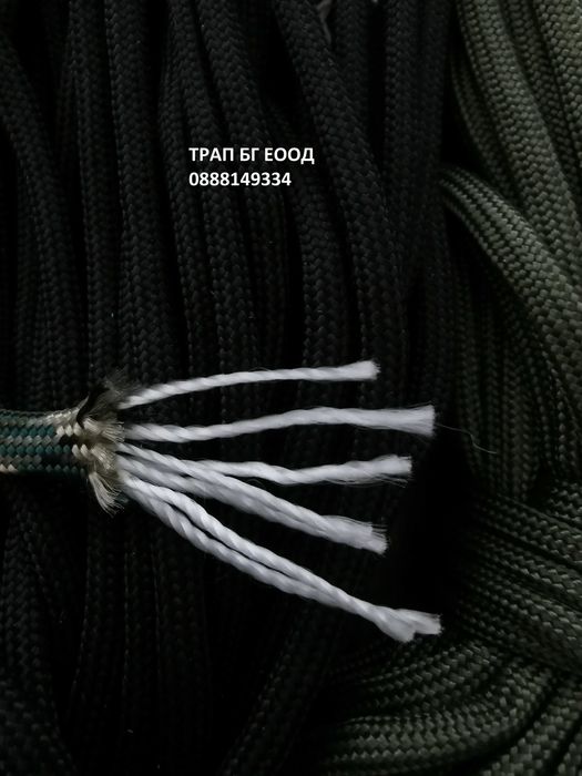 Паракорд  (paracord 550) въже 7 нишки цена за 30 метра