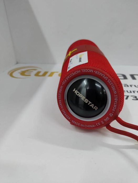 Boxa Portabila Bluetooth, Rezistenta la Apa IPX6, RGB, Rosu, -N-