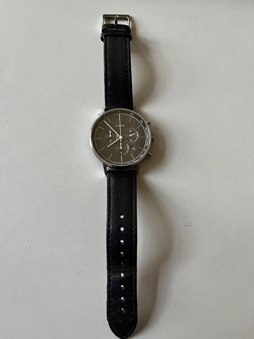 Стилен мъжки часовник сапфир стъкло, механизъм Ronda 5030.D