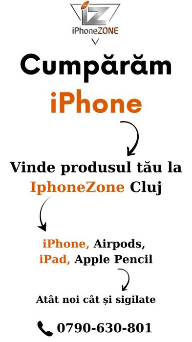 iphone 14 Pro 128GB 100% Grad A Garantie 24 luni Rate - zonemag.ro