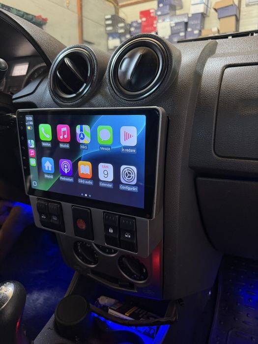 Navigatie Android 14 Dacia Logan 1 ,Carplay Wireless ,Camera Marsarier