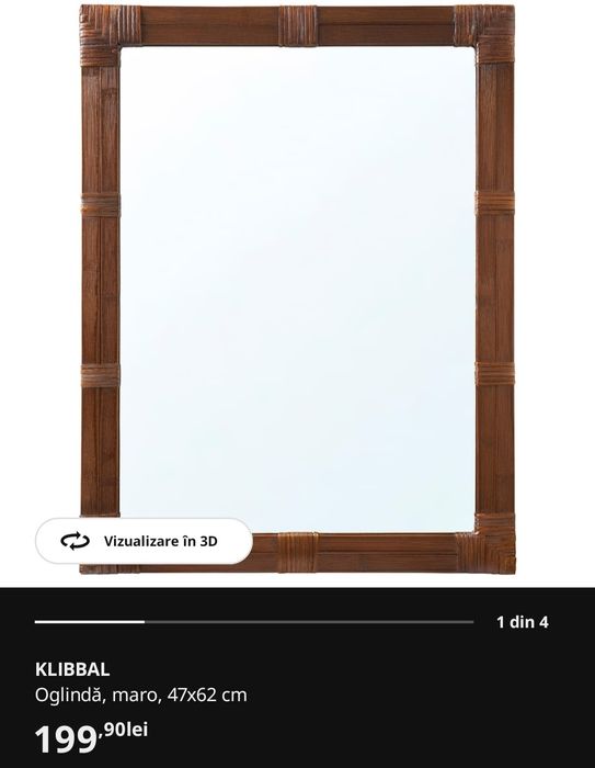 Oglinda Kliball Ikea 47x62 cm