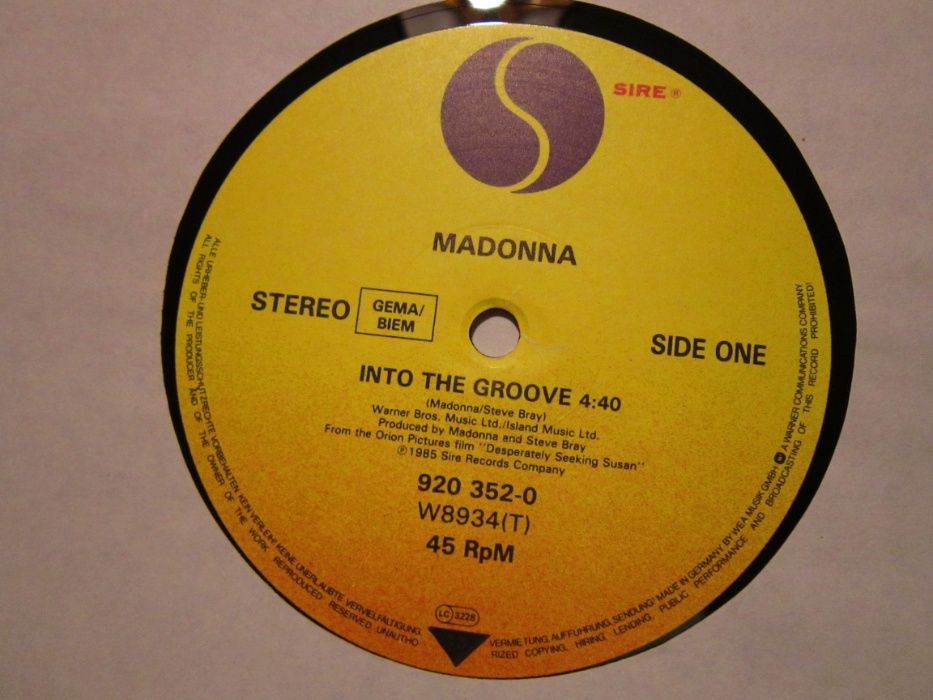 rar Madonna Cherish &Into The Groove&Human Nature