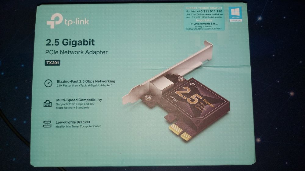 Adaptor calculator PCle network  adapter