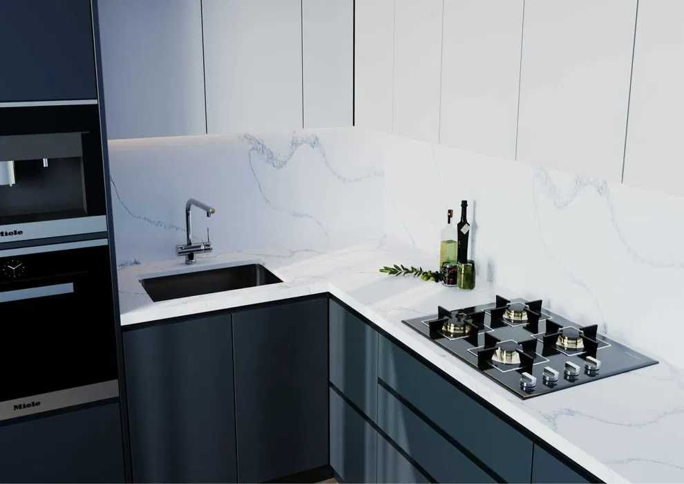 Столешницы из кварцевого камня для кухни-ванной Radianz (Южная Корея).