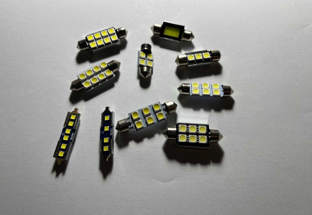 Leduri auto H3, T5, T10(w5w), c5w, BA15S, BAY15D, BA9S, XENON