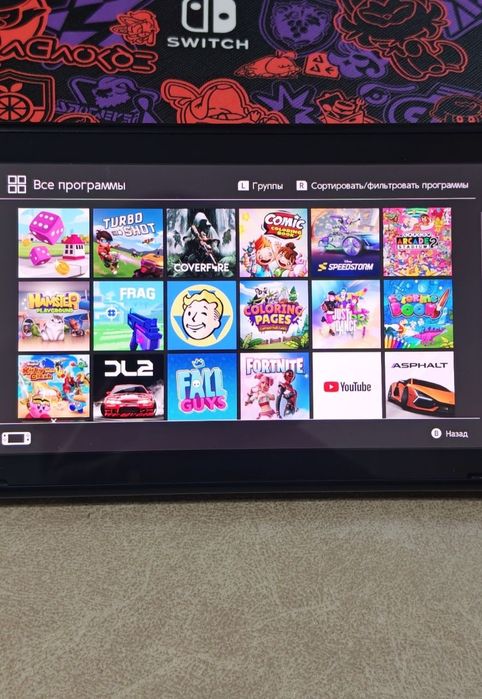 Nintendo switch V2 с онлайн играми