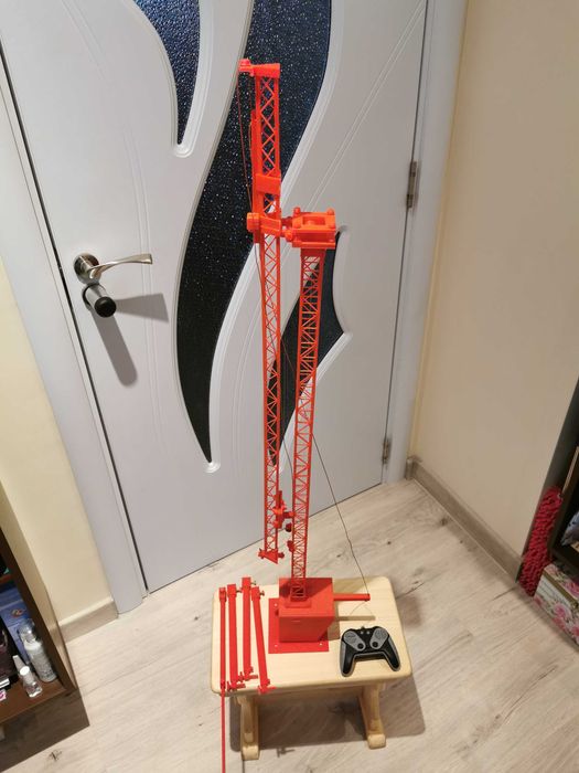 ПРОМО: Макет модел на кран - кулокран управляван с дистанционно