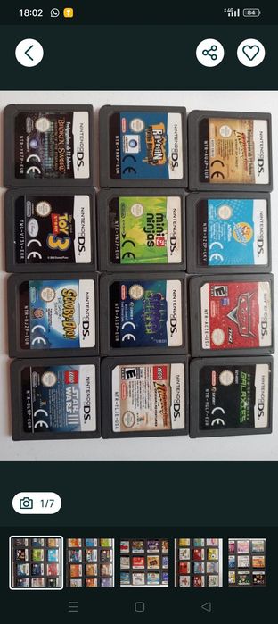Vand mario si altele ds
