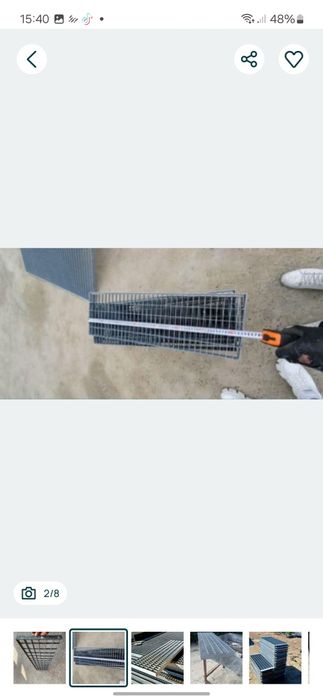 Trepte zincate galvanizate