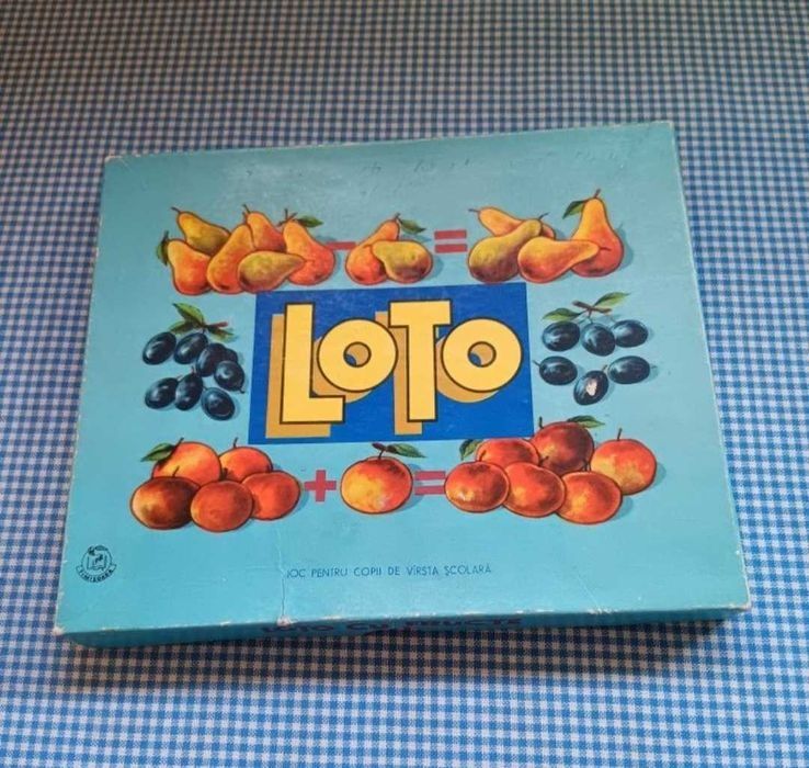 Loto cu Fructe,Joc vechi Romanesc, Perioada Comunista ,plus Chestionar