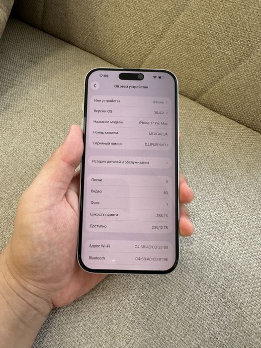 iPhone 17 Pro Max 256GB