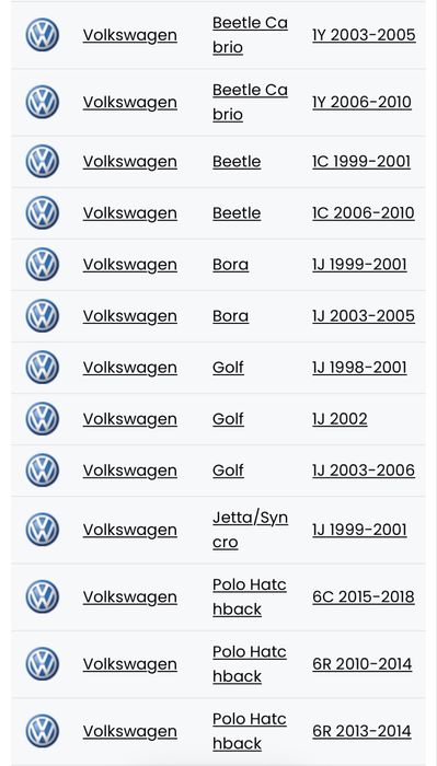 Оригинални Volkswagen задни дискове
