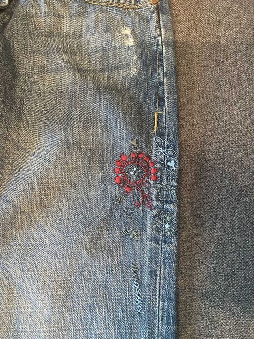 Blugi fete cu broderie S Oliver