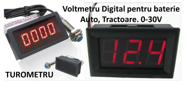 penance battery Reassure Indicator turatie combine, Voltmetru baterie, Contor ore functionare! |  adroa-prom