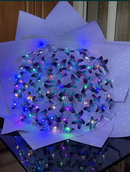 Букет гул капалак бабочка подарки Воздушные Гелиевые шарики ест