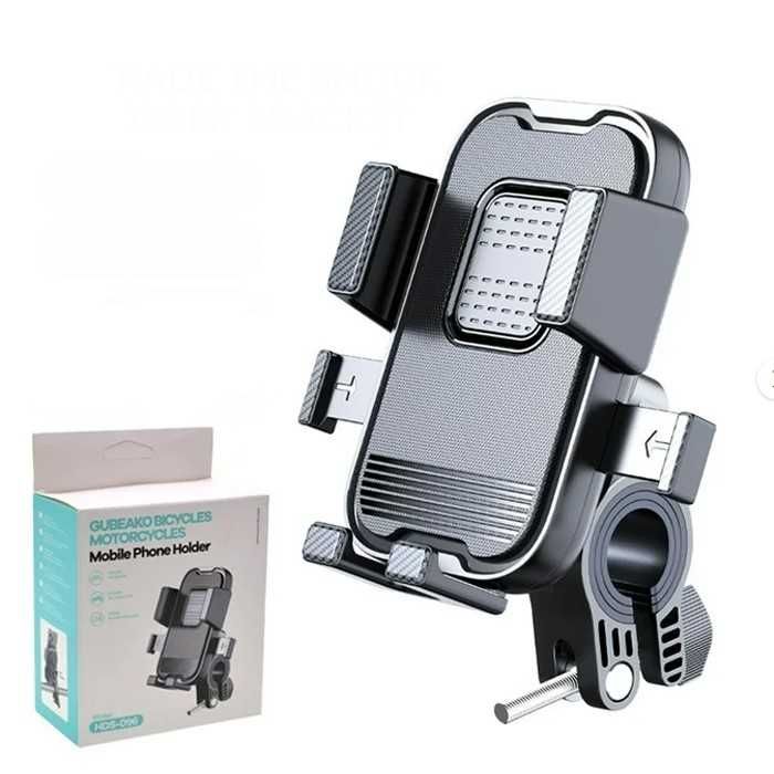 Поставка за телефон Automat, За мотопед, велосипед, PG157, Черен