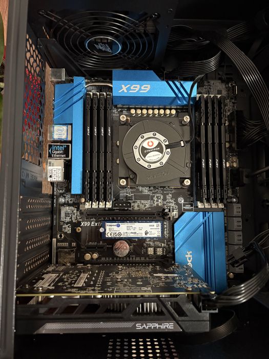 Placă de bază X99 + procesor i7-6800K + cooler Dynatron – kit complet