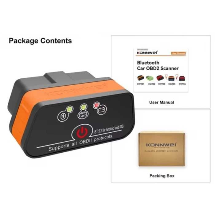 Автодиагностика OBD2 Automat-Скенер iCar 3, Bluetooth 5.2