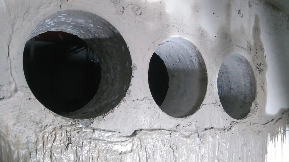 Алмазное сверление (бурение) отверстий