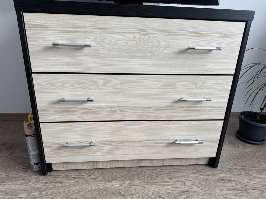 Vand set dormitor wenge/crem