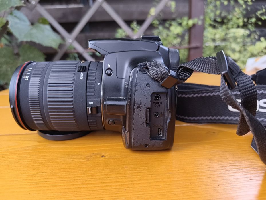 Canon 400d + obiectiv Sigma 18-200+ accesorii și grip