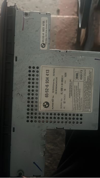 Магнитола оригинал БМВ Х5