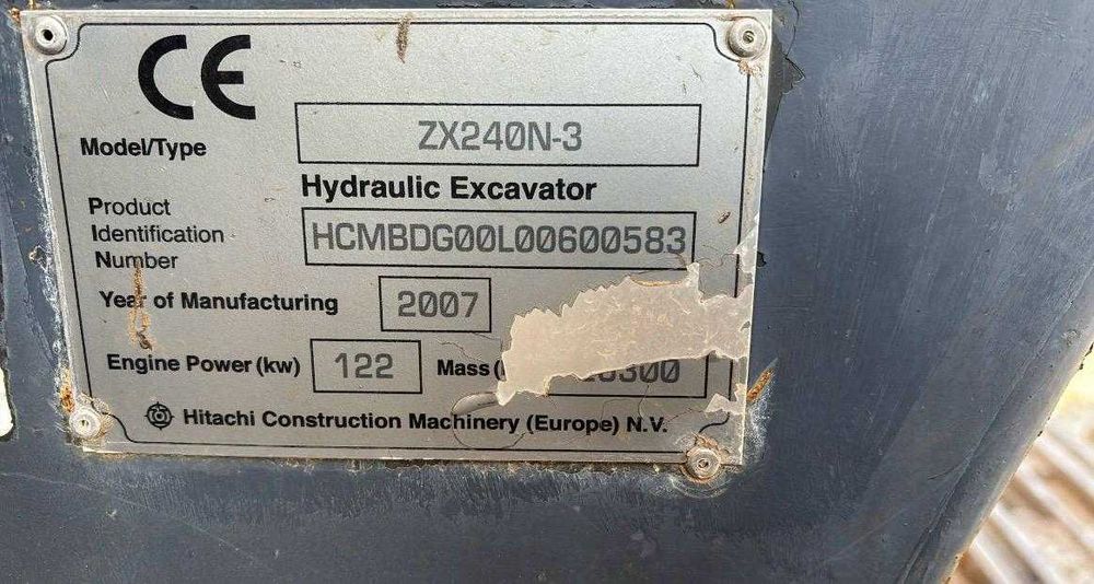Excavator șenilat Hitachi Zaxis 240N