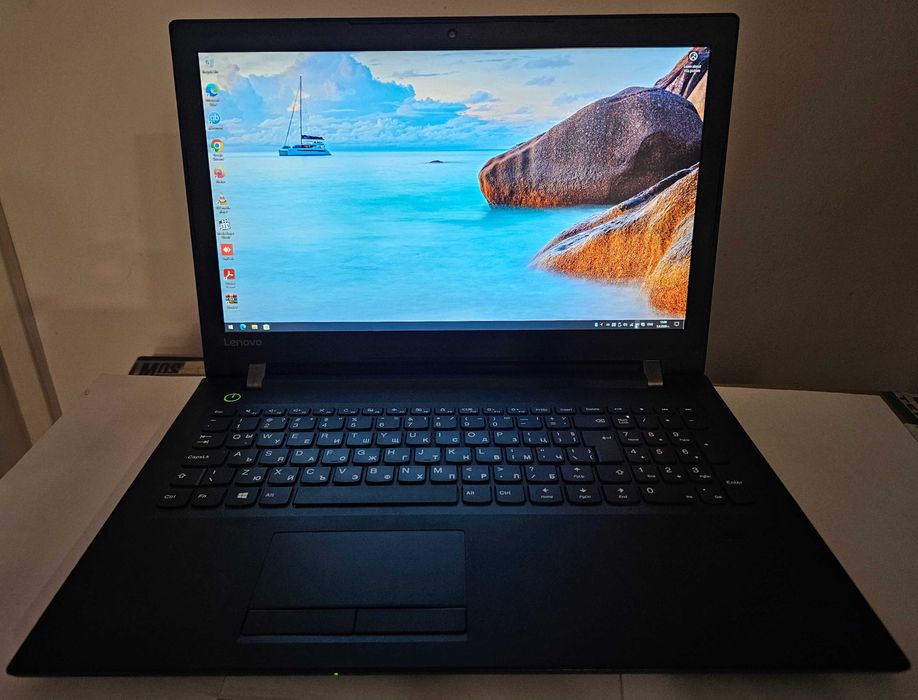 Lenovo V510 15.6" Full HD / i3 7100U 2x2.40 Ghz / 8GB RAM / 256GB SSD / 8ч. Батерия + зарядно
