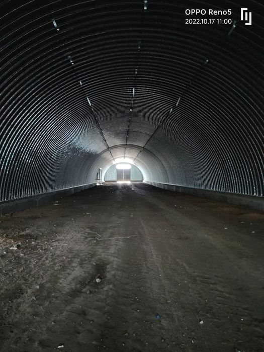 Бескаркасные ангары