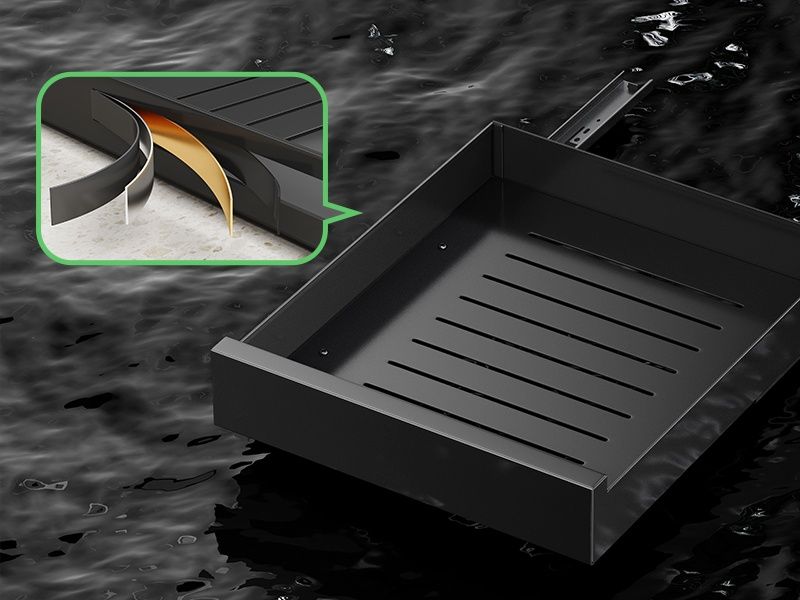 Телескопичен Органайзер за Шкаф 43x35см – Монтаж Без Пробиване, Kitsto