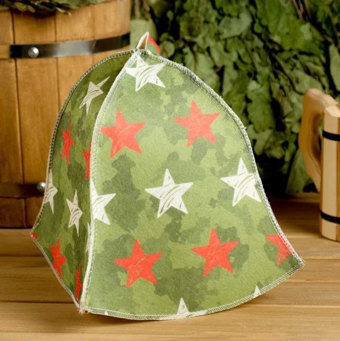 шапка для сауны и бани