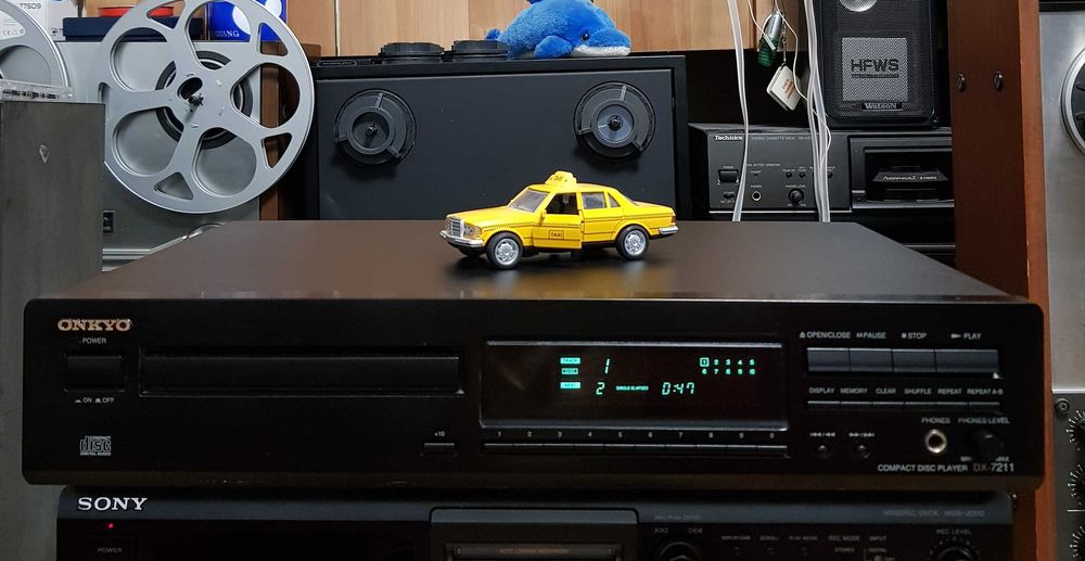Compact Disc Deck Audio Stereo Vintage ONKYO DX7211 BLACK