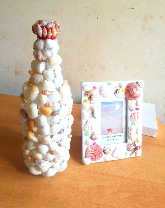 Sticlă 1L decorata handmade