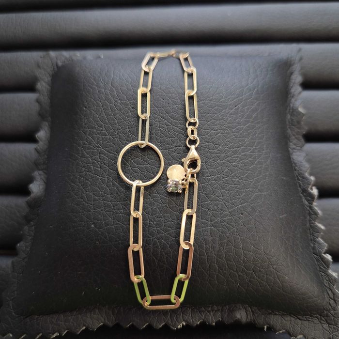 Bratara Aur 14K - 2.38 grame / 1190 lei ( B33028.1/ Ag28 Doi Baieti )