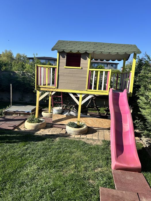 vand casuta gradina copii cu  groapa nisip