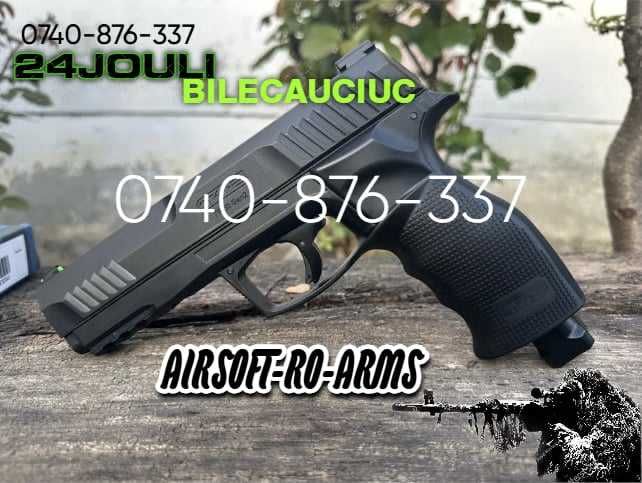 Pistol Airsoft TP50 PutereMAXIMA 24jouli BileCauciuc NEW