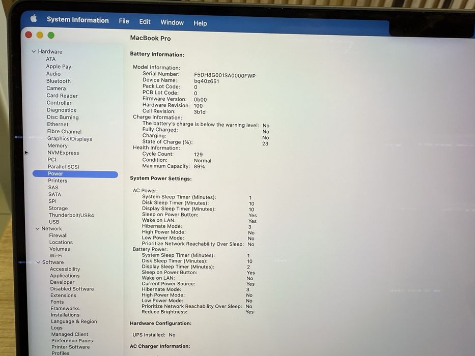Macbook Pro 16 M4 Pro 24GB 512GB