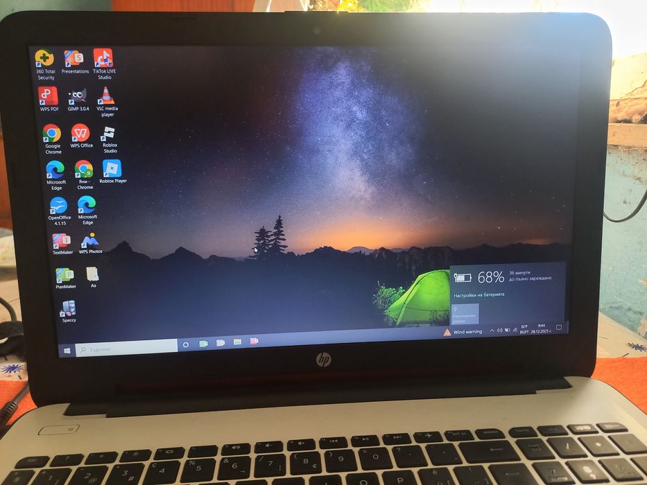 Лаптоп HP Windows 10