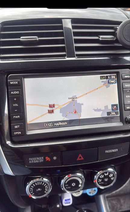 Navigatie ASX. Mitsubishi