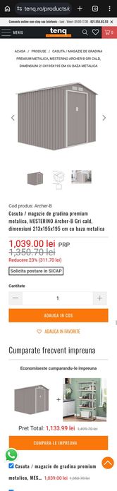 Magazie de gradina, casuta de gradina