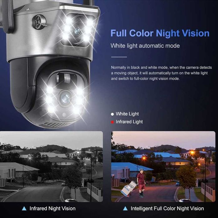 NOU! Camera de supraveghere 4K Ultra HD, WI-FI sau 4G,cu panou solar