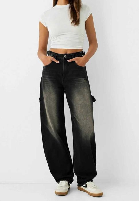 Дънки BERSHKA Carpenter jeans